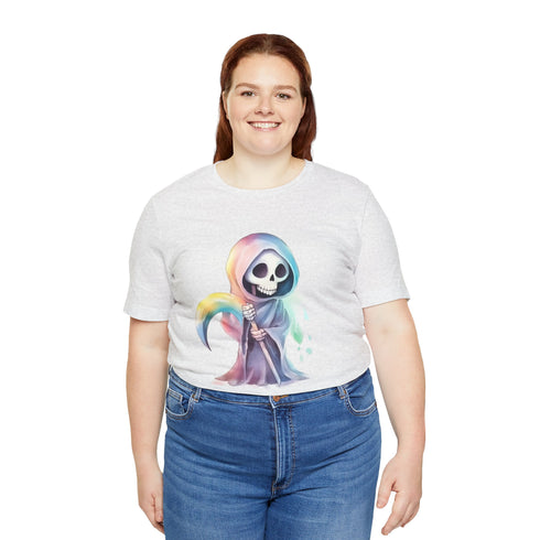Cute Colorful Reaper - Short Sleeve Tee